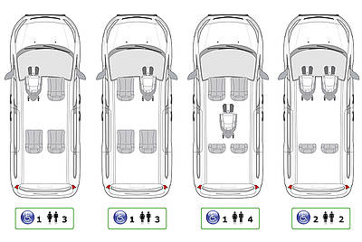 Ford Tourneo Connect - 4🚹+1♿ - Lenoir Handi Concept