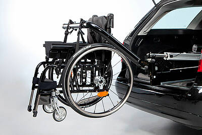 Wheelchair lifting platform - Q, E, A, UVL Series, Swing-A-Way - Autoadapt  - vehicle-mounted